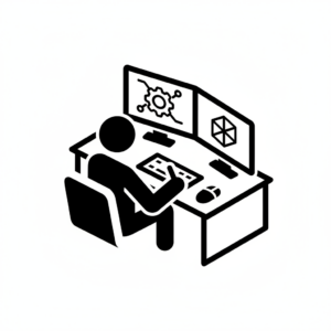 CADオペレーターのアイコン