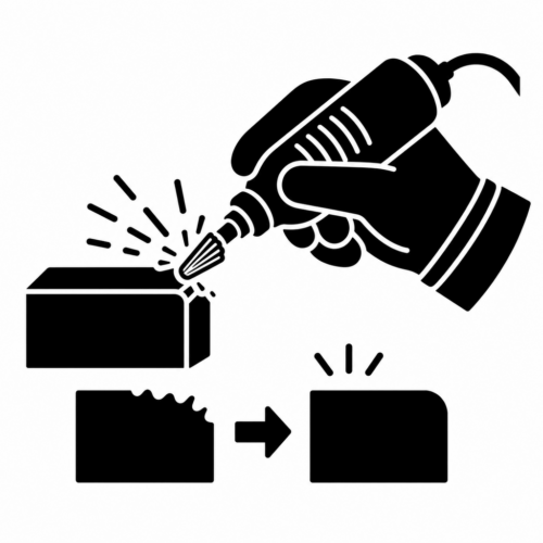 バリ取りのアイコン