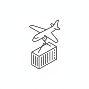 航空貨物のアイコン