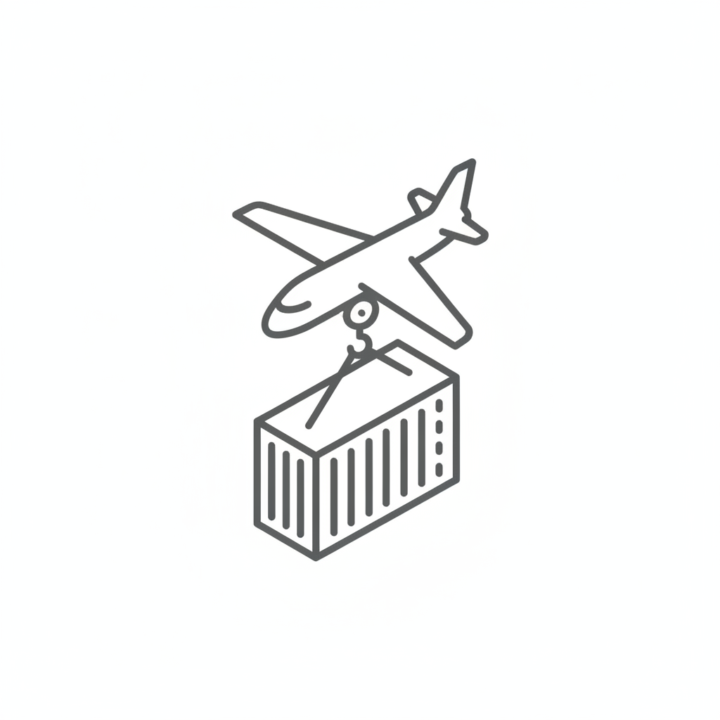 航空貨物のアイコンのフリーアイコン・イラスト素材｜製造業向け無料ダウンロード