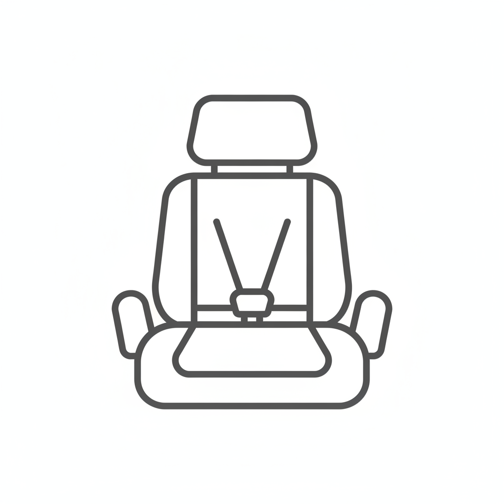 カーシートのアイコンのフリーアイコン・イラスト素材｜製造業向け無料ダウンロード