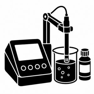 pH計のアイコンのアイコン