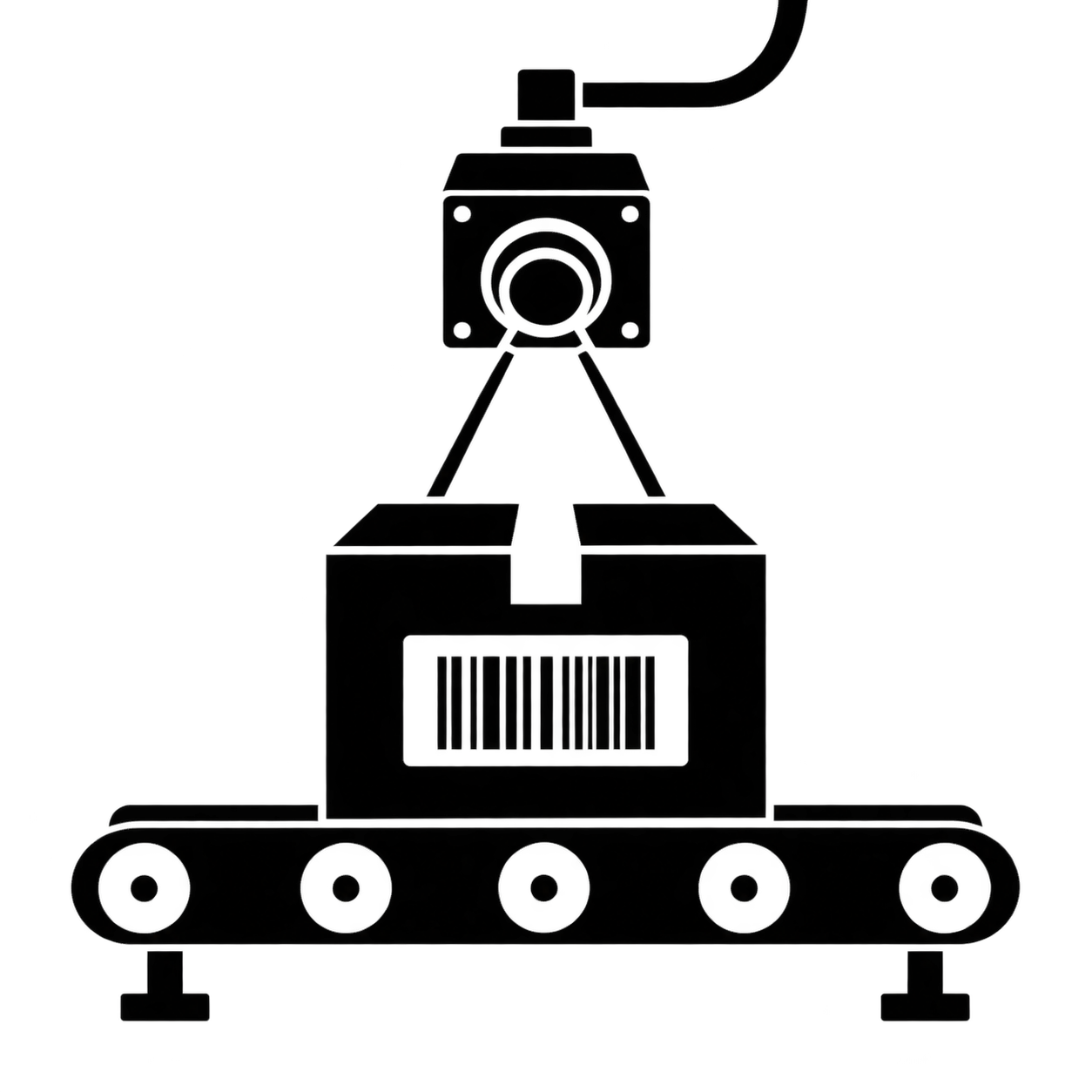バーコード検査のアイコン