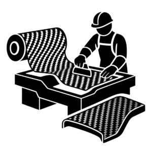 炭素繊維（CFRP）のアイコンのアイコン