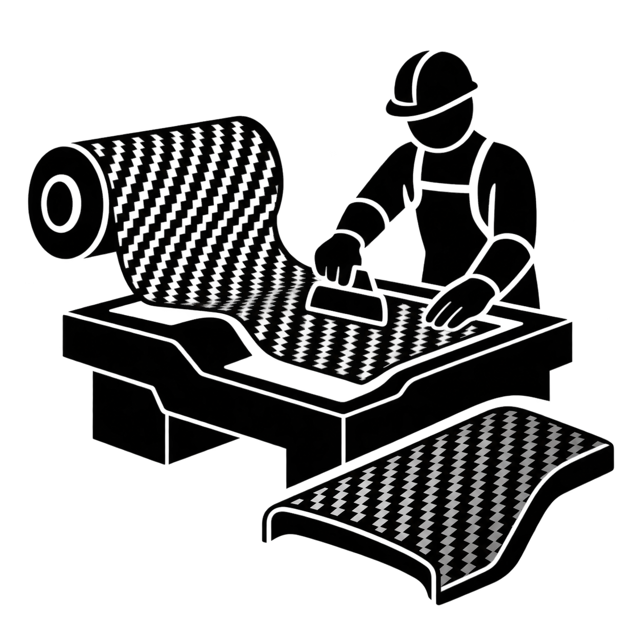 炭素繊維（CFRP）のアイコンのフリーアイコン・イラスト素材｜製造業向け無料ダウンロード
