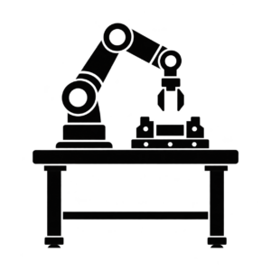 協働ロボット作業台のアイコンのアイコン