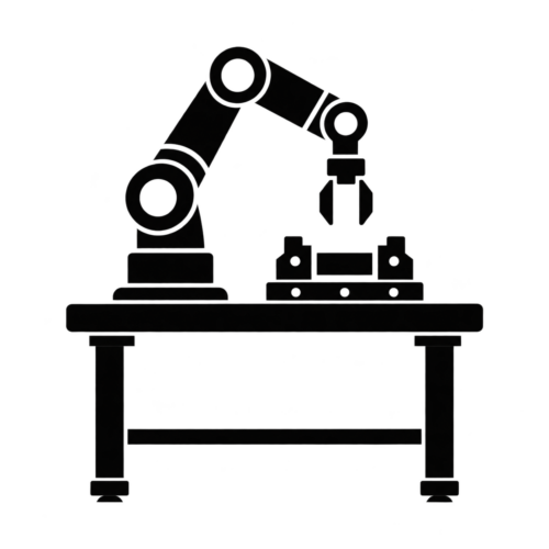 協働ロボット作業台のアイコン