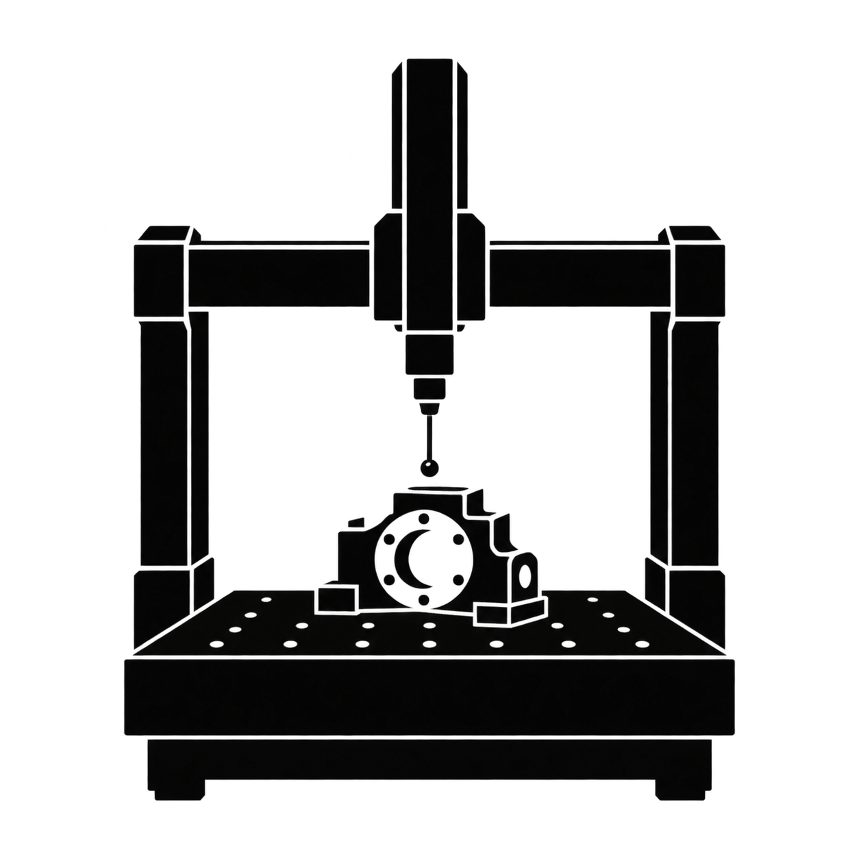三次元測定機（CMM）のアイコンのフリーアイコン・イラスト素材｜製造業向け無料ダウンロード