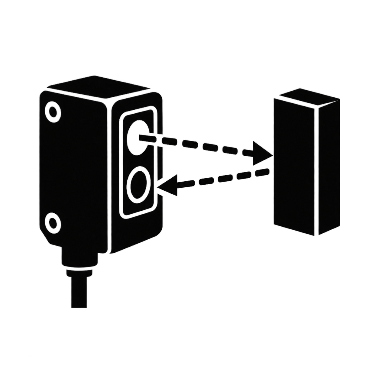 拡散反射型光電センサのアイコンのフリーアイコン・イラスト素材｜製造業向け無料ダウンロード