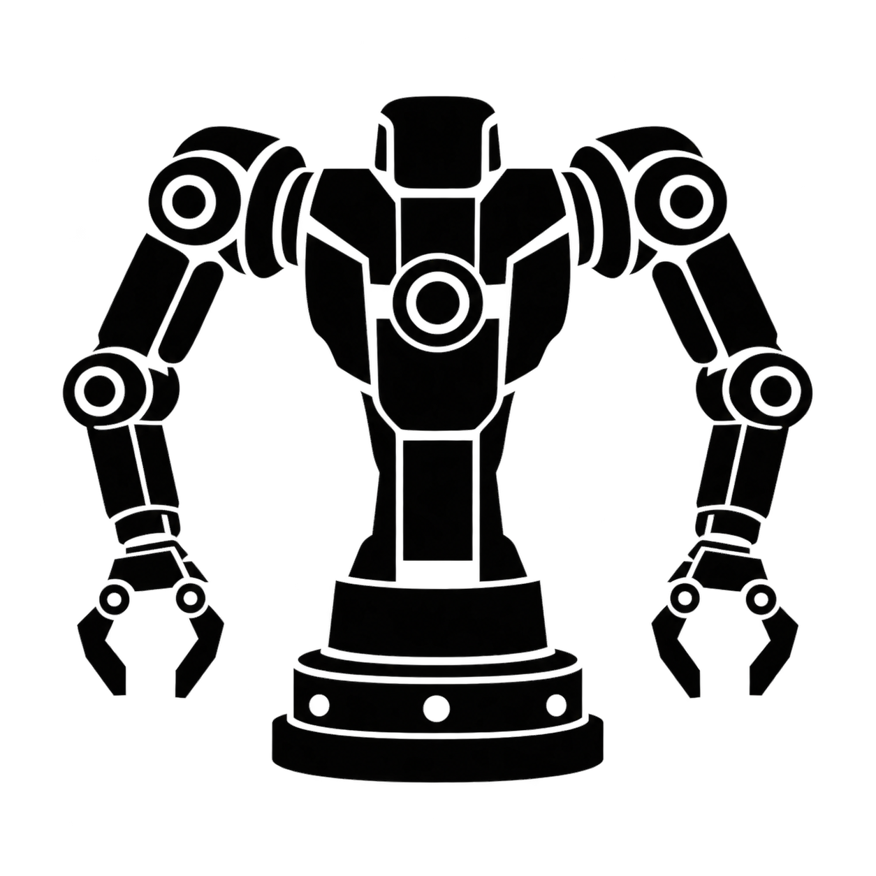双腕ロボットのアイコンのフリーアイコン・イラスト素材｜製造業向け無料ダウンロード
