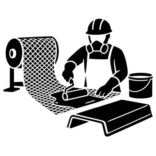ガラス繊維（GFRP）のアイコン