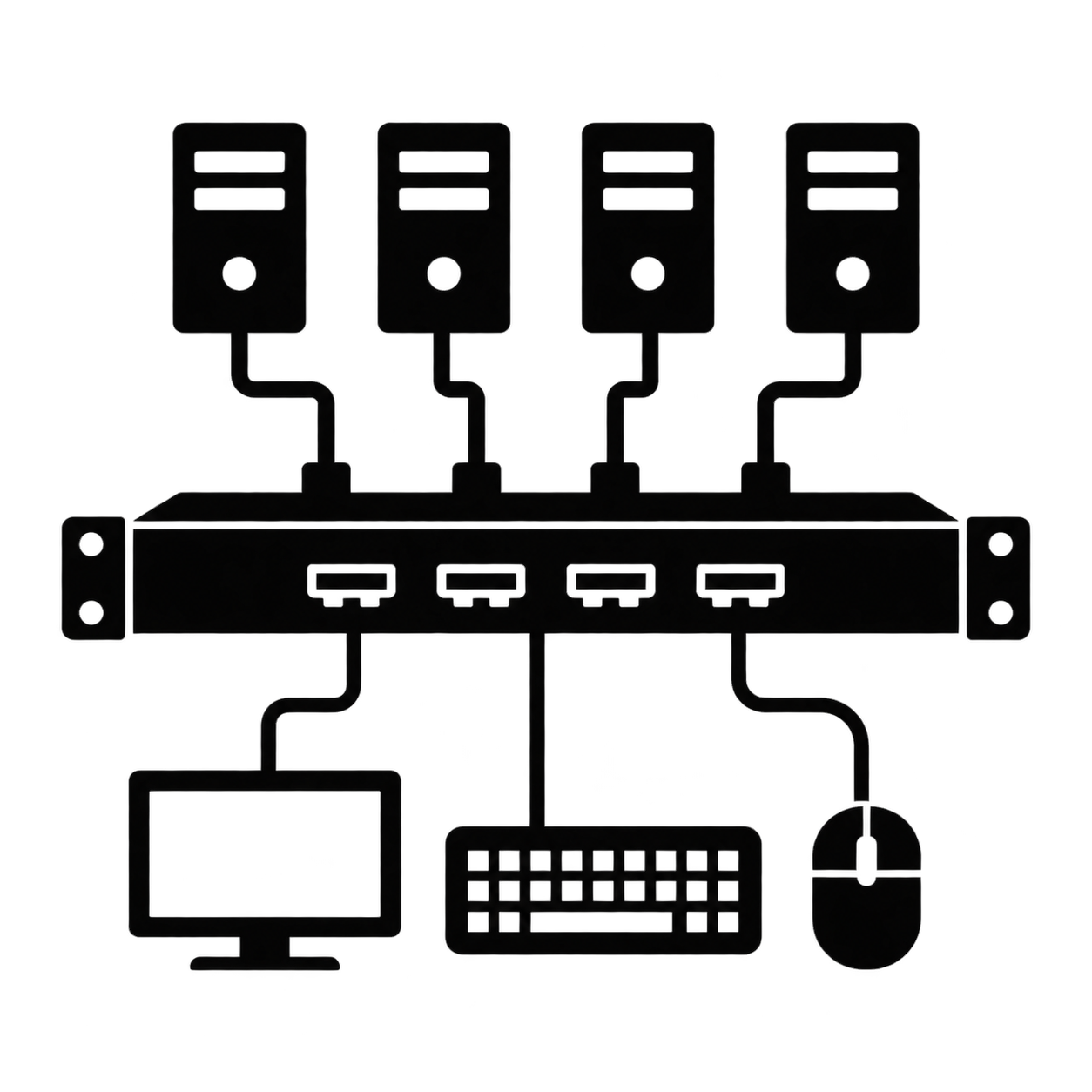 KVMスイッチのアイコンのフリーアイコン・イラスト素材｜製造業向け無料ダウンロード