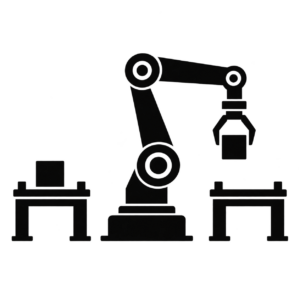 ハンドリングロボットのアイコンのアイコン
