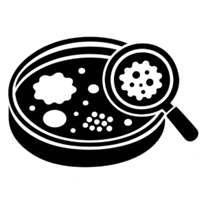 微生物検査(シャーレ)のアイコンのアイコン