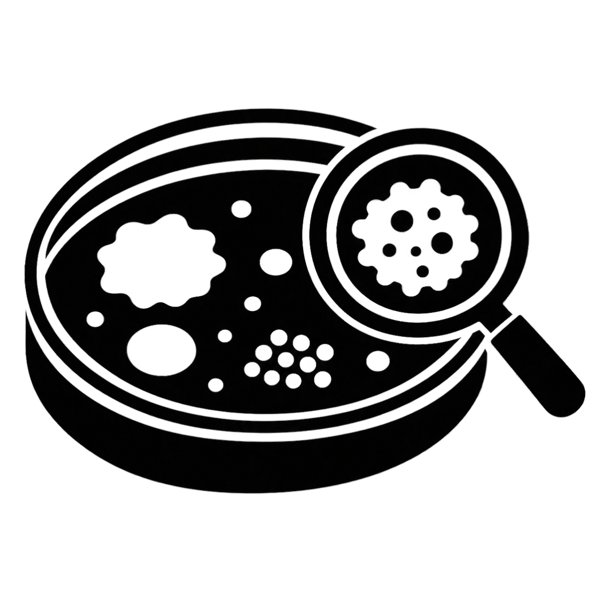 微生物検査（シャーレ）のアイコンのフリーアイコン・イラスト素材｜製造業向け無料ダウンロード