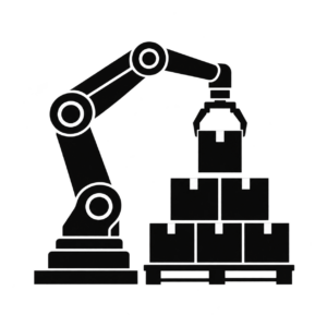 パレタイジングロボットのアイコンのアイコン