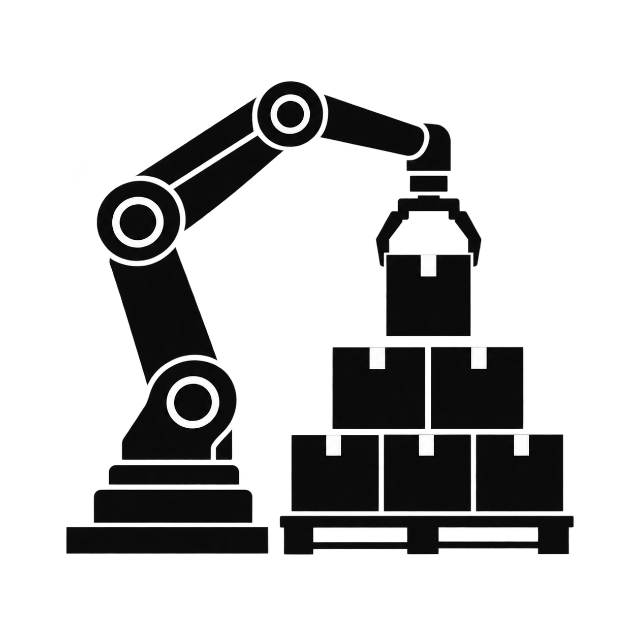 パレタイジングロボットのアイコンのフリーアイコン・イラスト素材｜製造業向け無料ダウンロード