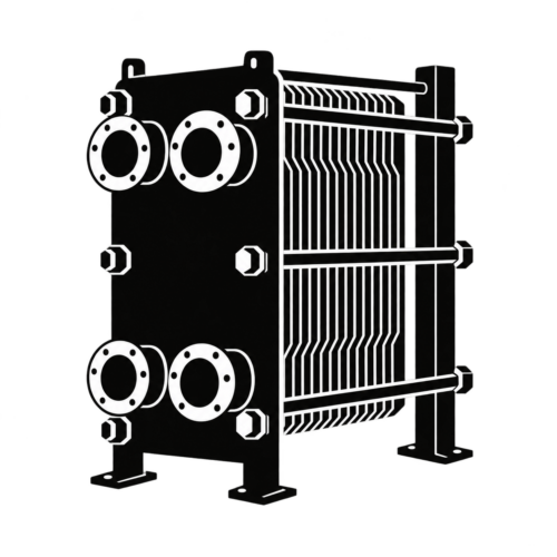 プレート式熱交換器のアイコン
