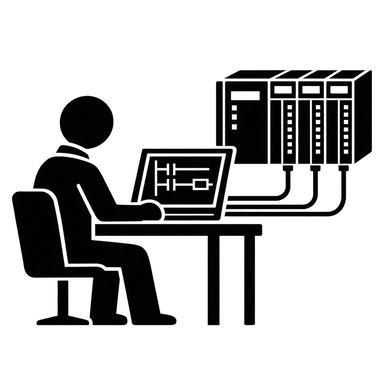 PLCプログラマーのアイコンのフリーアイコン・イラスト素材｜製造業向け無料ダウンロード