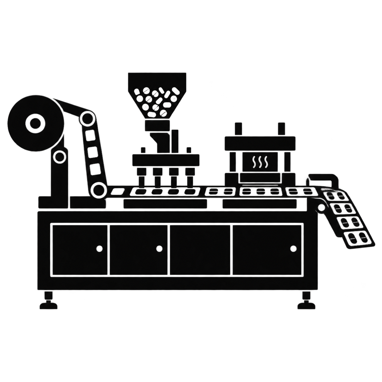 PTP包装機のアイコンのフリーアイコン・イラスト素材｜製造業向け無料ダウンロード