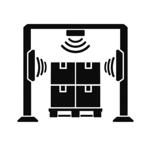RFIDゲートのアイコンのアイコン