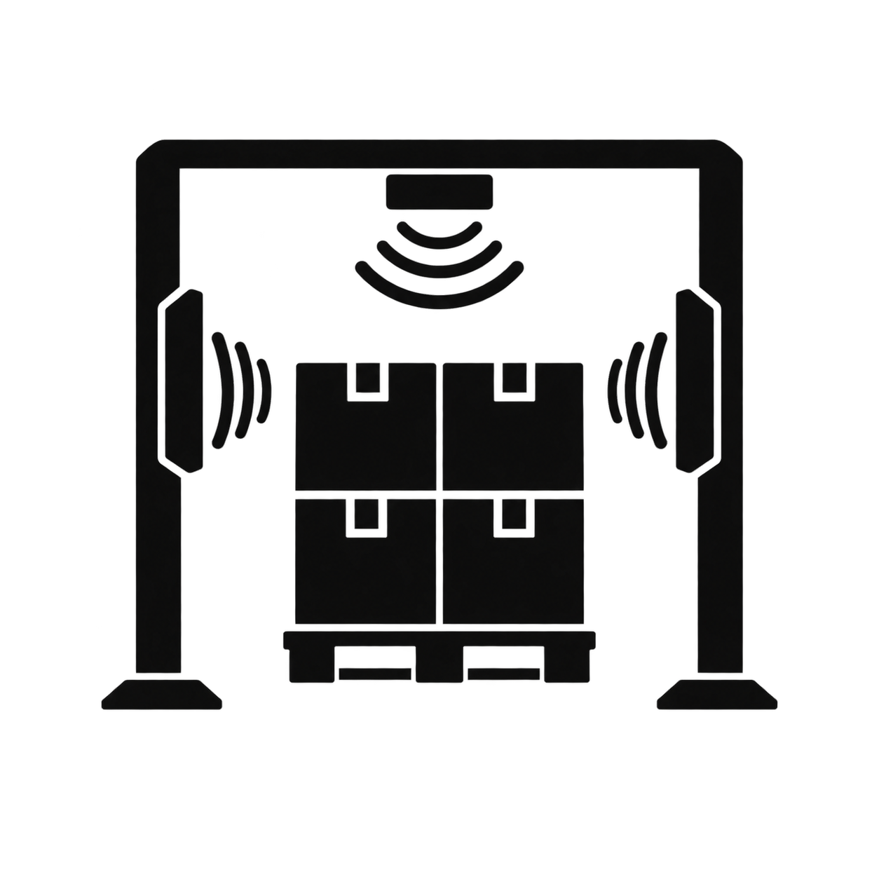 RFIDゲートのアイコンのフリーアイコン・イラスト素材｜製造業向け無料ダウンロード
