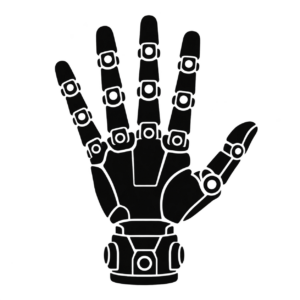 ロボットハンドのアイコンのアイコン
