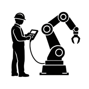 ロボットティーチングのアイコンのアイコン