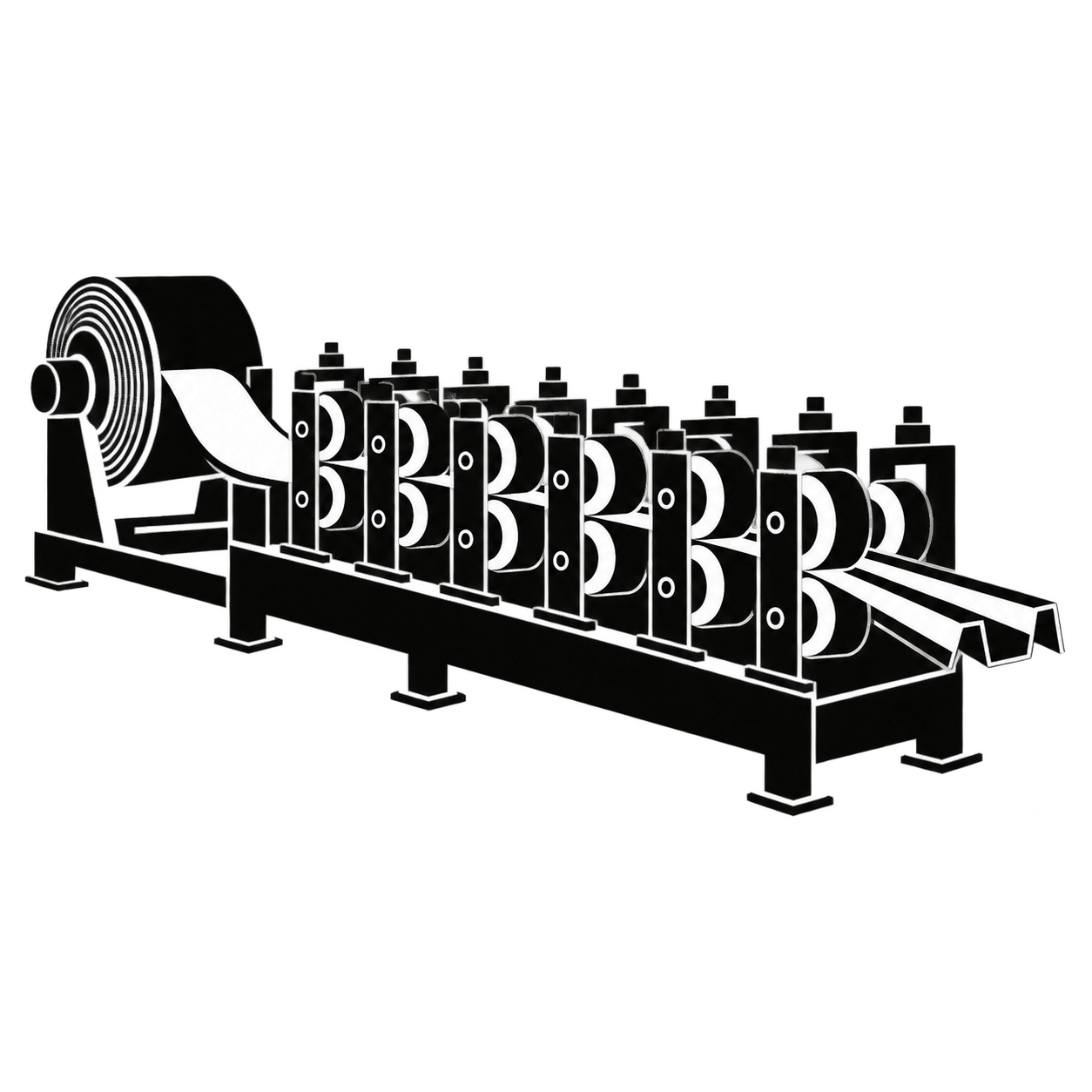 ロール成形機のアイコンのフリーアイコン・イラスト素材｜製造業向け無料ダウンロード