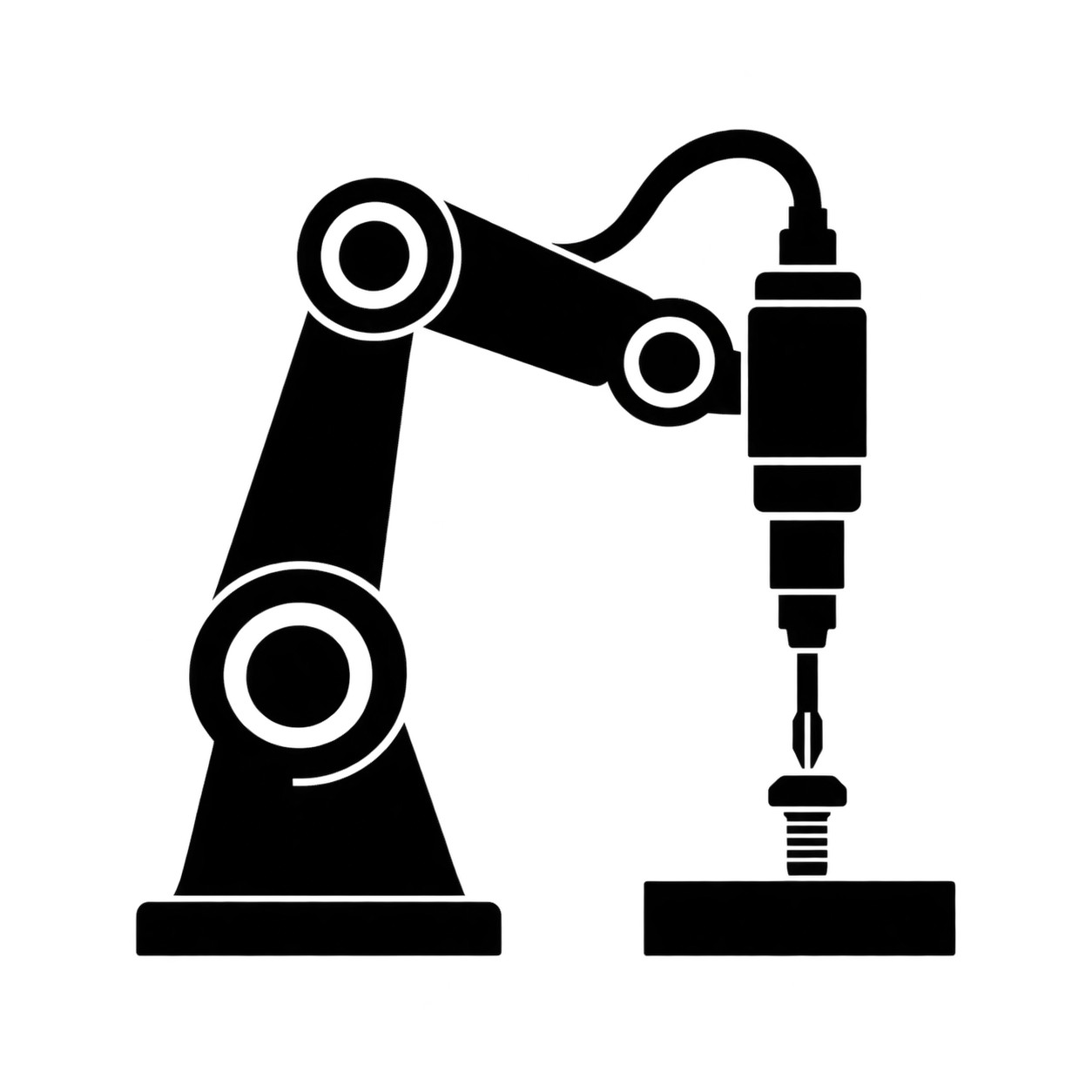 ねじ締めロボットのアイコンのフリーアイコン・イラスト素材｜製造業向け無料ダウンロード