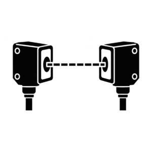 透過型光電センサのアイコン