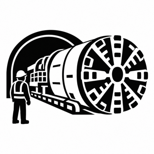 シールドマシン（TBM）のアイコン