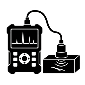 超音波探傷器のアイコンのアイコン
