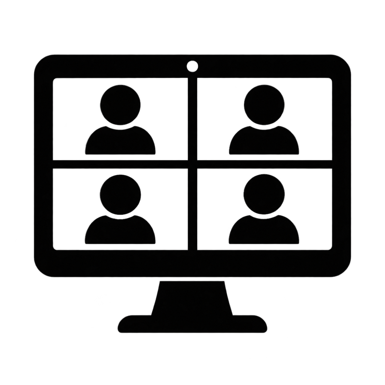 Web会議のアイコンのフリーアイコン・イラスト素材｜製造業向け無料ダウンロード