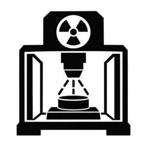 蛍光X線分析装置（XRF）のアイコンのアイコン