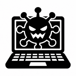 コンピューターウイルスのアイコンのアイコン