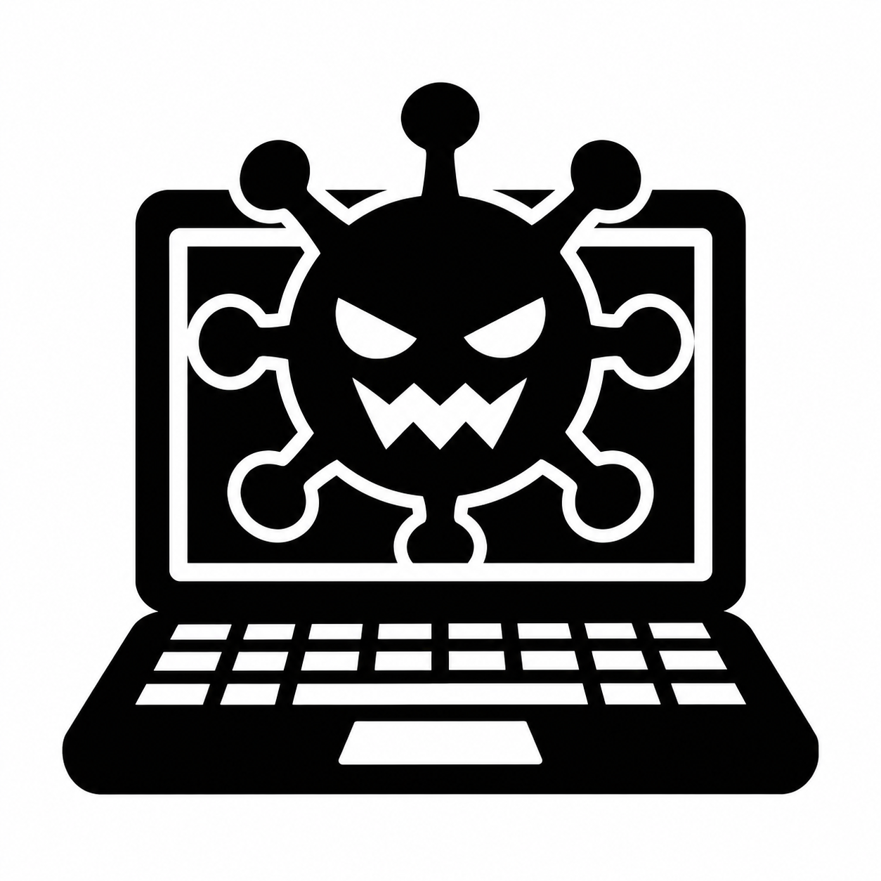 コンピューターウイルスのアイコンのフリーアイコン・イラスト素材｜製造業向け無料ダウンロード
