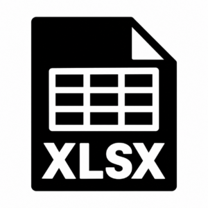 XLSX（エクセル）のアイコンのアイコン