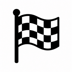 フラッグ（目標・ゴール）のアイコンのアイコン