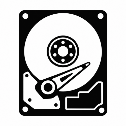 ハードディスク（HDD）のアイコン