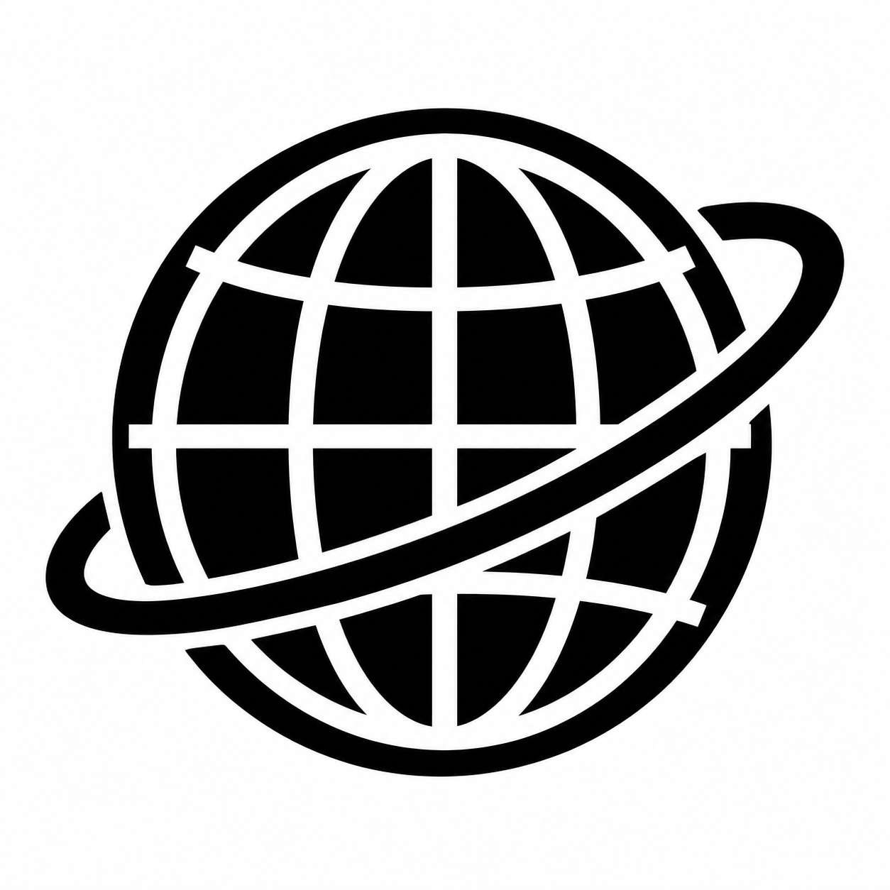 インターネット接続（地球儀）のアイコンのフリーアイコン・イラスト素材｜製造業向け無料ダウンロード