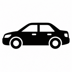 乗用車のアイコンのアイコン