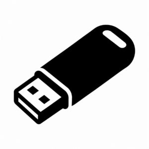 USBメモリのアイコンのアイコン